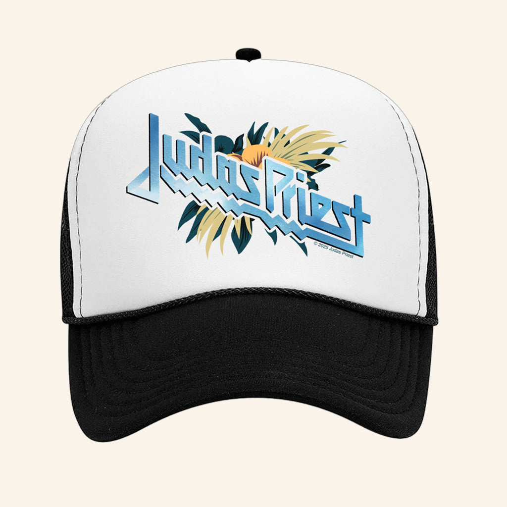Judas Priest Merch British Steel Trucker Hat Unique Gifts For Music Lovers - Lilybirchmarket