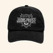 Judas Priest Merch Shield Of Pain Embroidered Hat Presents For Music Lovers - Lilybirchmarket