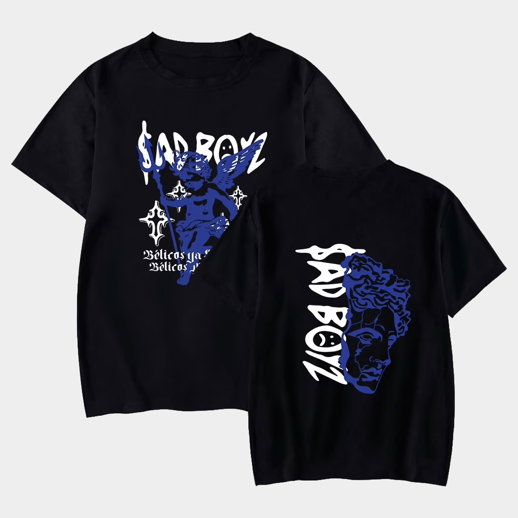 Junior H Merch Belicos Morimos T-Shirt Sad Boyz Shirt Music Lover Gift Ideas For Him - Lily Birch Market