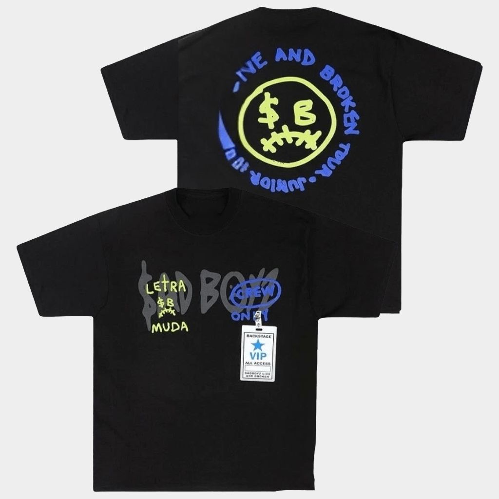 Junior H Merch Sad Boyz Live Broken Tour T-Shirt Music Lover Gifts For Him - Lily Birch Market