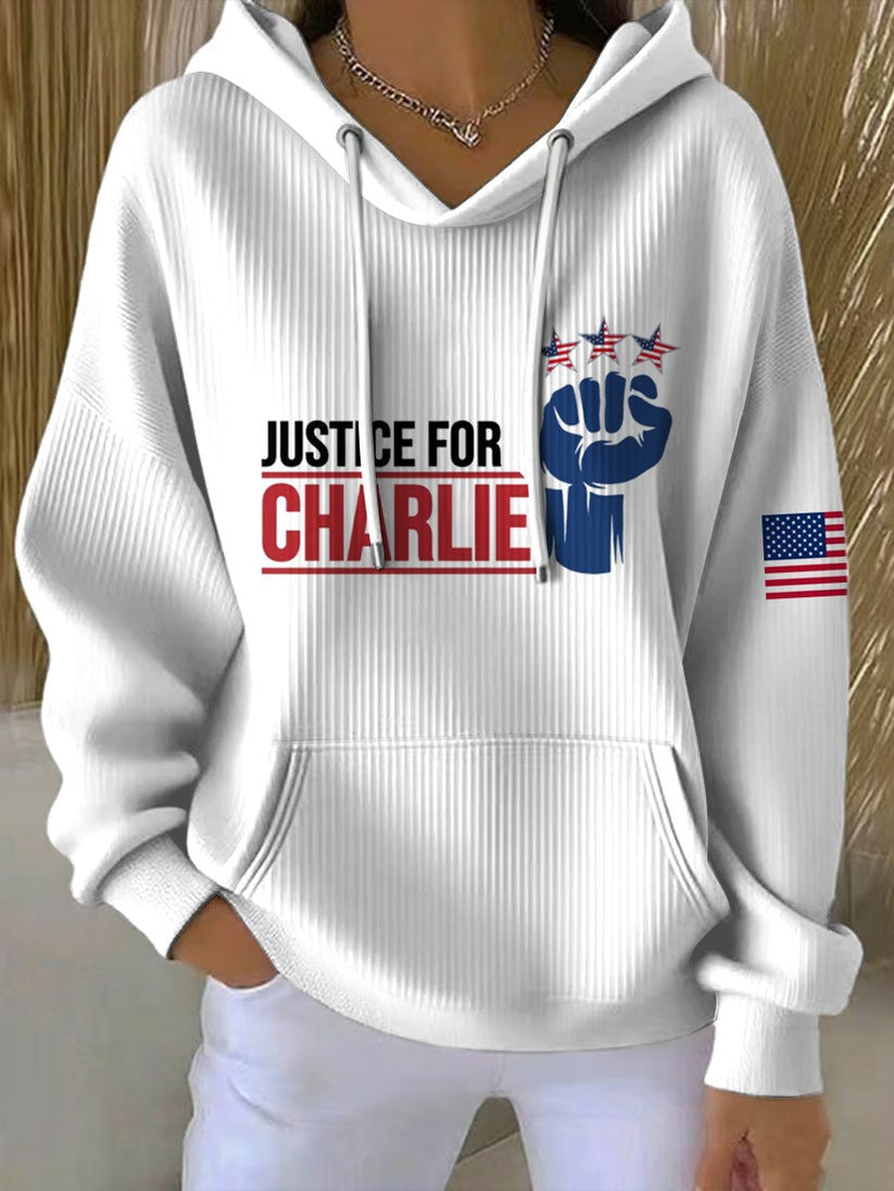 Justice For Charlie Kirk Hoodie Stand Against Violence For All Charlie Kirk Merch At Memorial - Lilybirchmarket