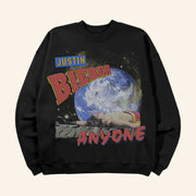 Justin Bieber Merch Anyone Space Crewneck Sweatshirt Birthday Presents For Him - Lilybirchmarket