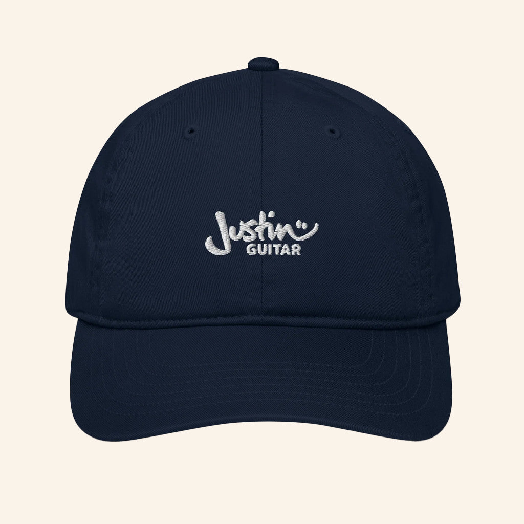 JustinGuitar Merch Embroidered JustinGuitar Logo Baseball Hat Christmas Present Ideas For Son - Lilybirchmarket