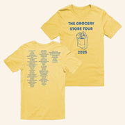 JustSomeMustard Merch Grocery Store Tour 2025 T-Shirt Gifts For Music Lovers - Lily Birch Market