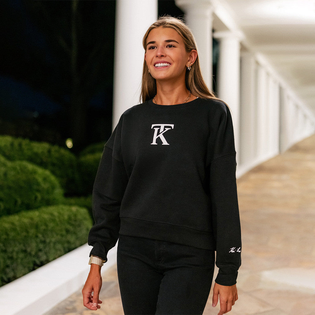 Kai Trump Merch KT Signature Women's Sweatshirt MAGA Sweatshirt Patriotic Gifts For Mom - Lilybirchmarket
