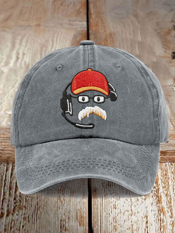 Kansas City Football Hat Embroidered Game Day Hat Gifts For Football Lovers - Lilybirchmarket