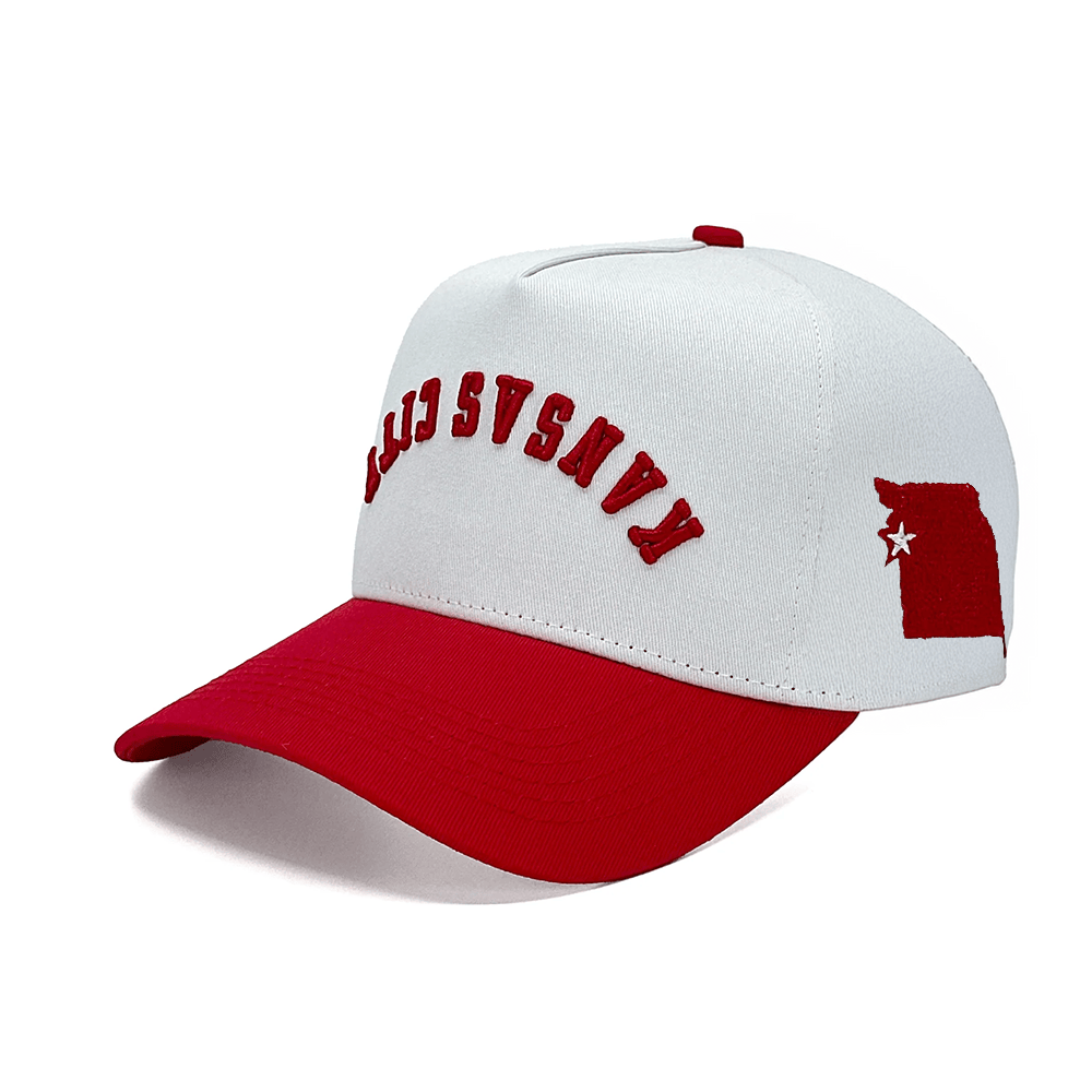 Kansas City Upside Down Hat Trend Kansas City Reversed Trucker Hat Father's Day Gifts - Lilybirchmarket