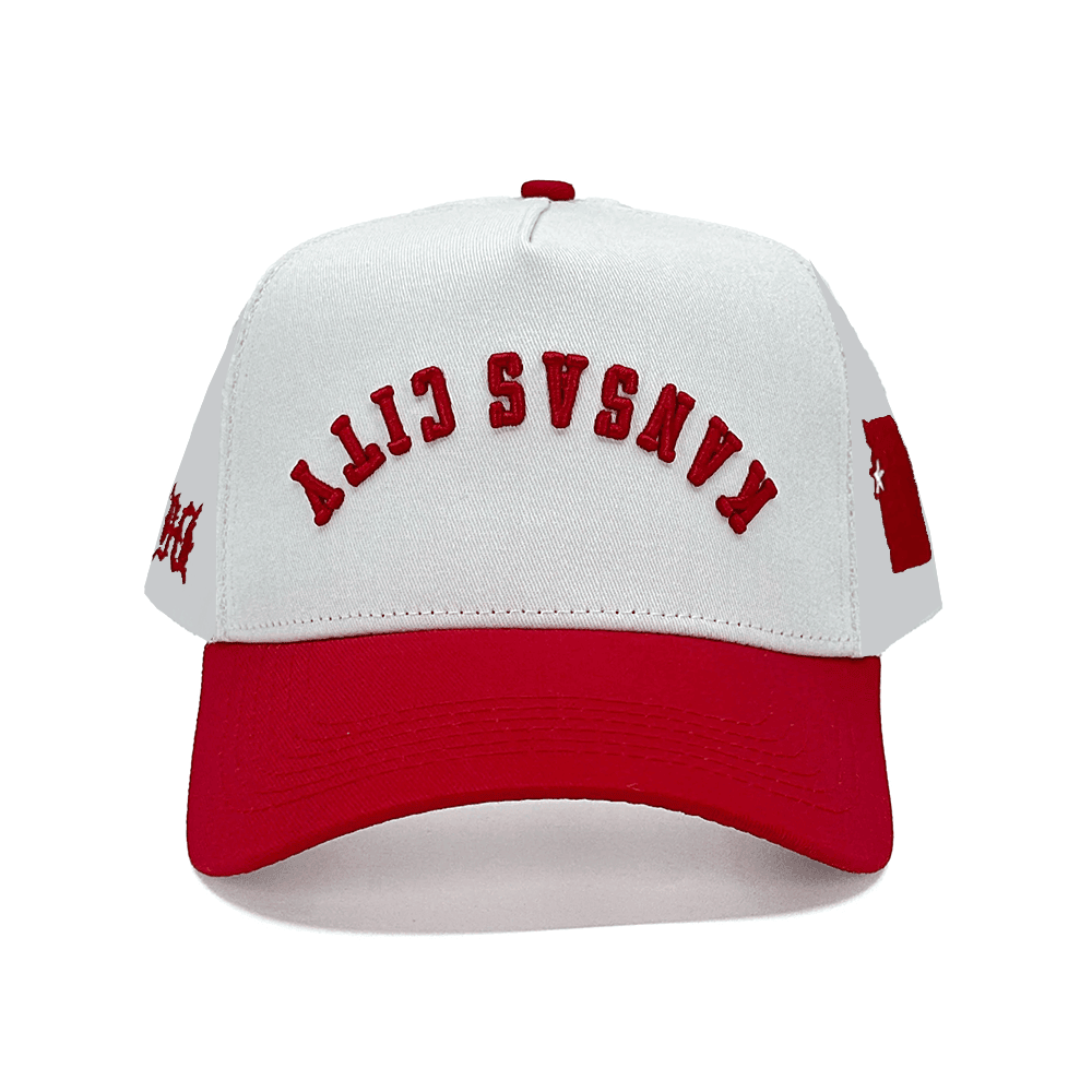 Kansas City Upside Down Hat Trend Kansas City Reversed Trucker Hat Father's Day Gifts - Lilybirchmarket