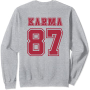 Karma 87 Sweatshirt In My Chiefs Era Sweatshirt Karma Is The Guy On The Chiefs - Lilybirchmarket