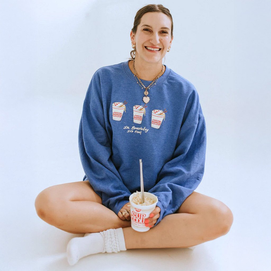 Karrie Locher Merch Always Hungry Ramen Sweatshirt Gifts For Women's - Lilybirchmarket