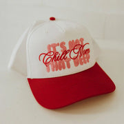 Karrie Locher Merch Chill Mom Embroidered Hat It's Not That Deep Hat Gifts For Mom - Lilybirchmarket