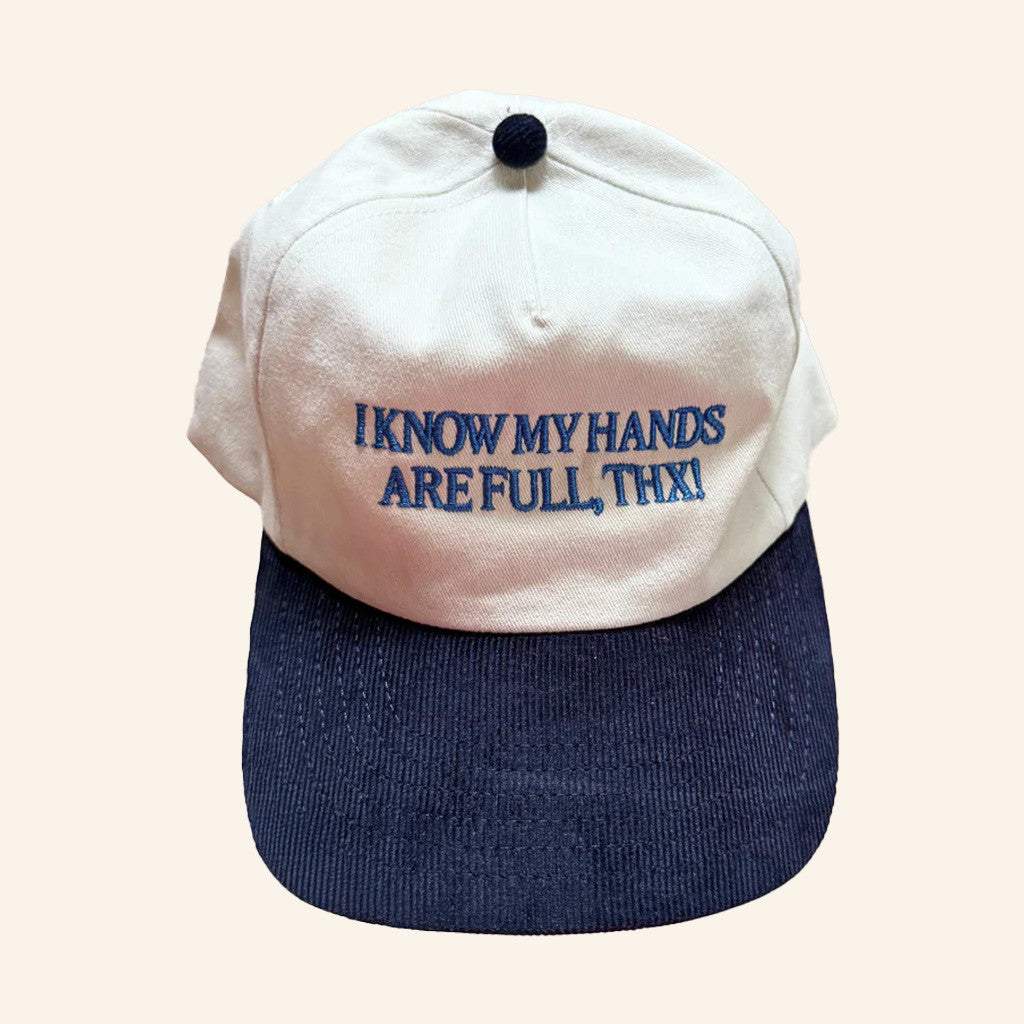 Karrie Locher Merch I Know My Hands Are Full TNX Embroidered Hat Gifts For Wife - Lilybirchmarket