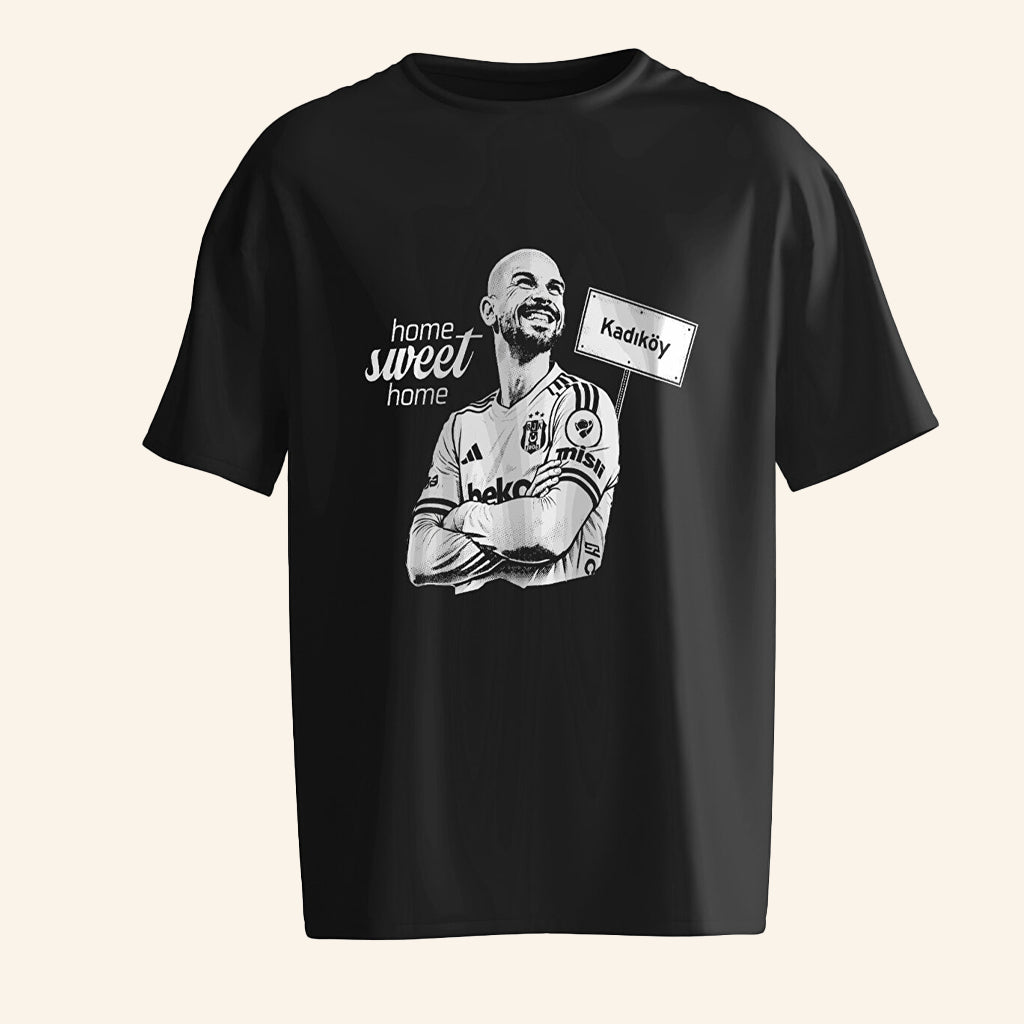 Kartal Yuvasi Merch Besiktas Home Sweet Home T-Shirt Gifts For Football Lovers - Lily Birch Market