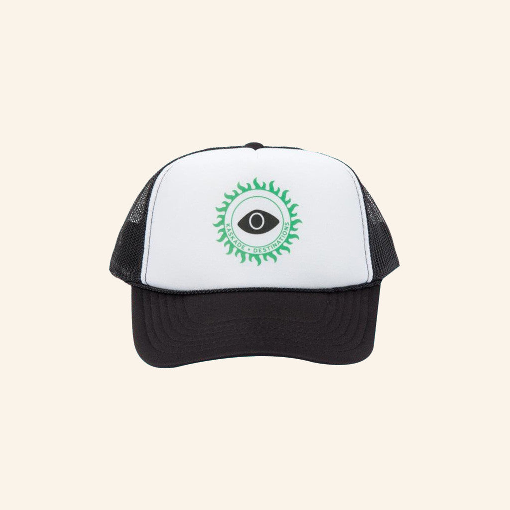 Kaskade Merch Destinations Green Trucker Hat Gitfs For Dudes - Lilybirchmarket