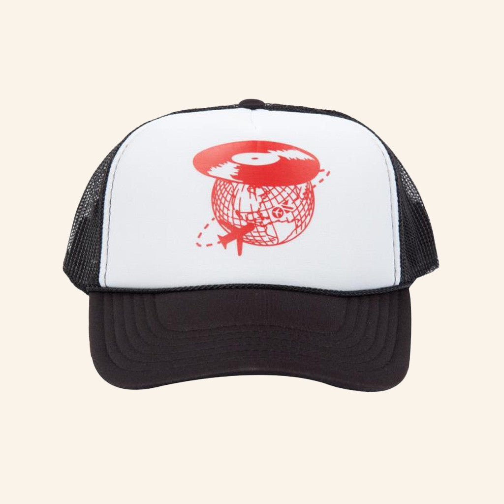 Kaskade Merch Destinations Red Trucker Hat Gifts For Husband - Lilybirchmarket