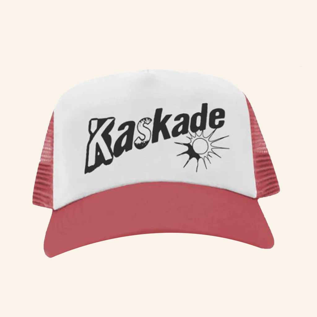Kaskade Merch Sunsoaked Red Trucker Hat Gifts For DJ Fans - Lilybirchmarket