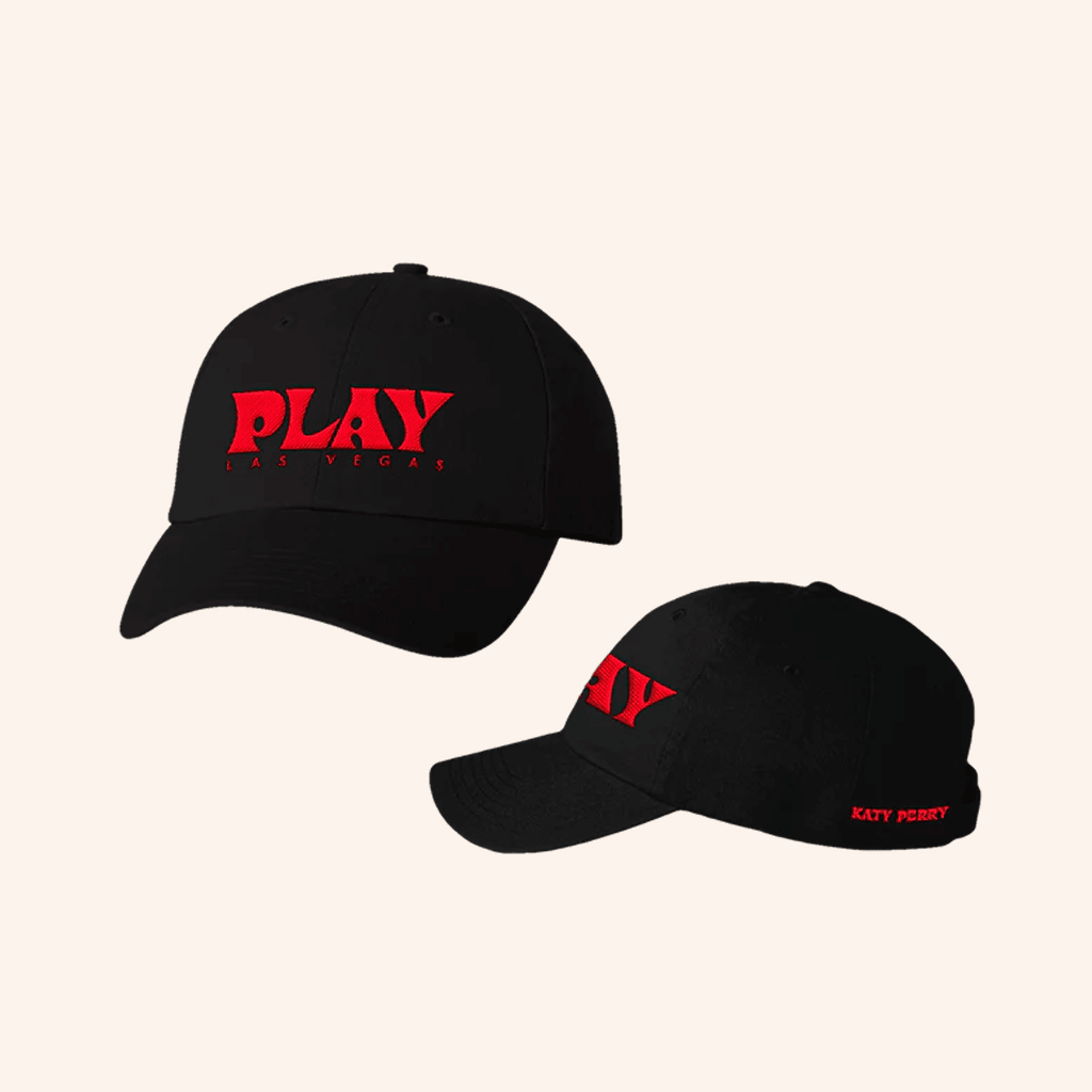 Katy Perry Merch Play Las Vegas Embroidered Hat Best Gifts For Music Lovers - Lilybirchmarket