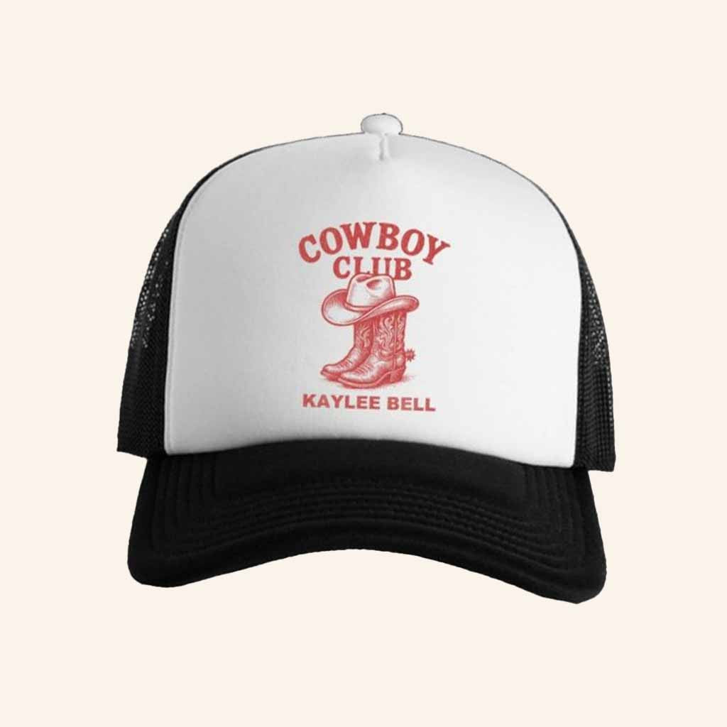 Kaylee Bell Merch Cowboy Club Trucker Hat Music Lover Gift Ideas For Him - Lilybirchmarket