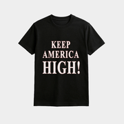 Keep America High Shirt 2026 Funny Patriotic Shirt Present For Dad - Lily Birch Market