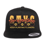 Keep Planting Flowers Snapback Hat STYG Merch Gift for Dudes Motivational Hat - Lilybirchmarket