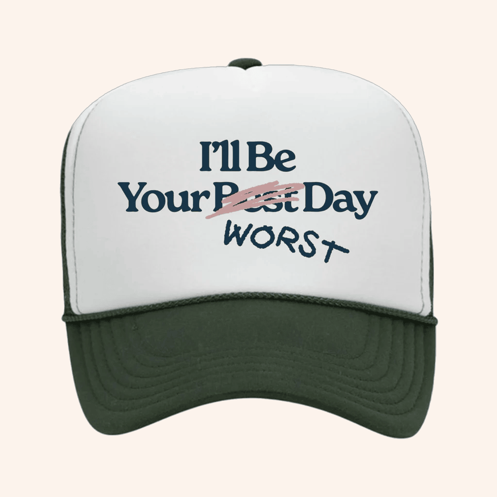 Kelsea Ballerini Merch I'll Be Your Worst Day Trucker Hat Gift Ideas For Husband - Lilybirchmarket