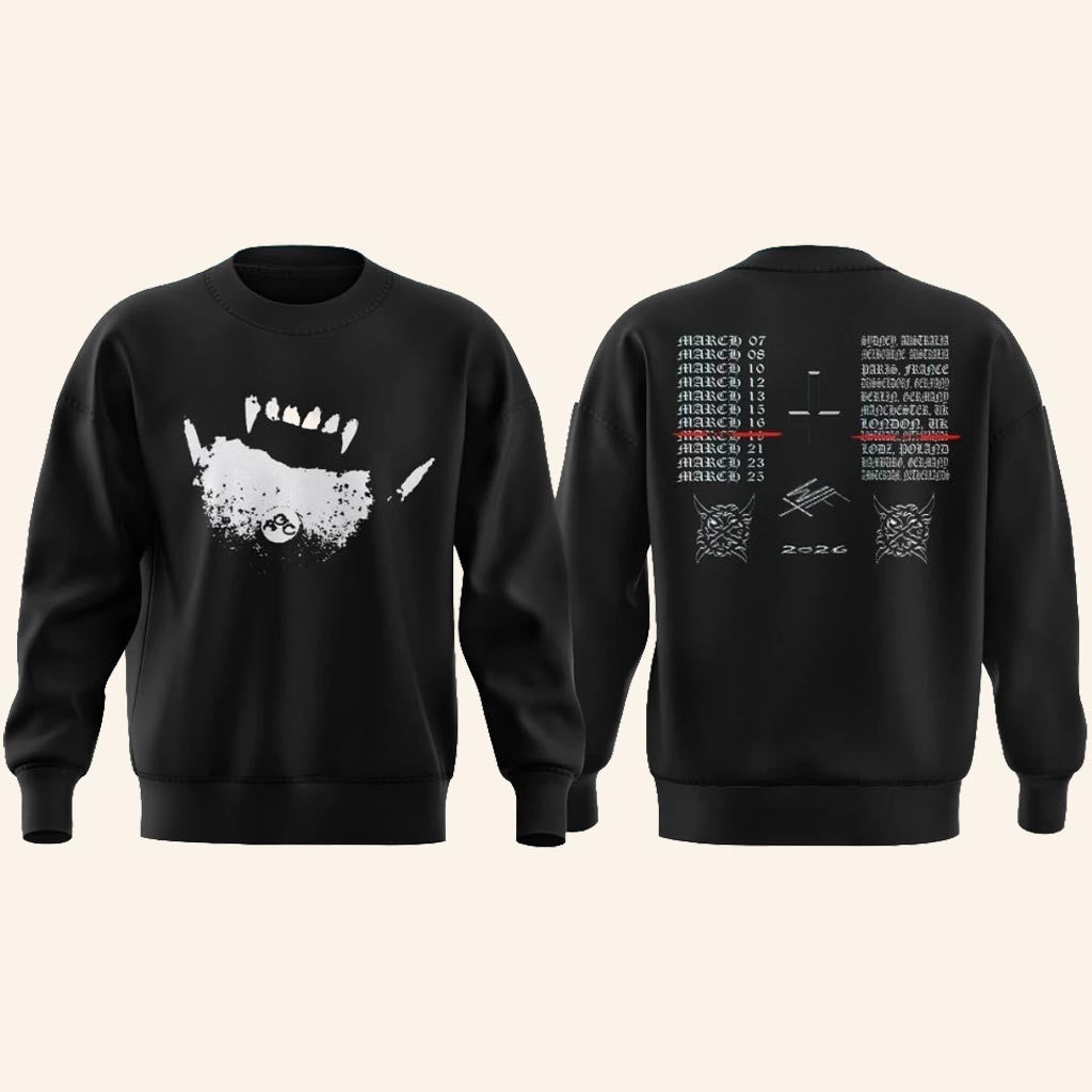 Ken Carson Merch 2026 WTF Tour Australia EU And UK Sweatshirt Gifts For Rap Lovers - Lilybirchmarket