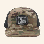 Kendall Gray Merch KG Outdoors Camo Snapback Trucker Hat Gifts For Dad - Lilybirchmarket