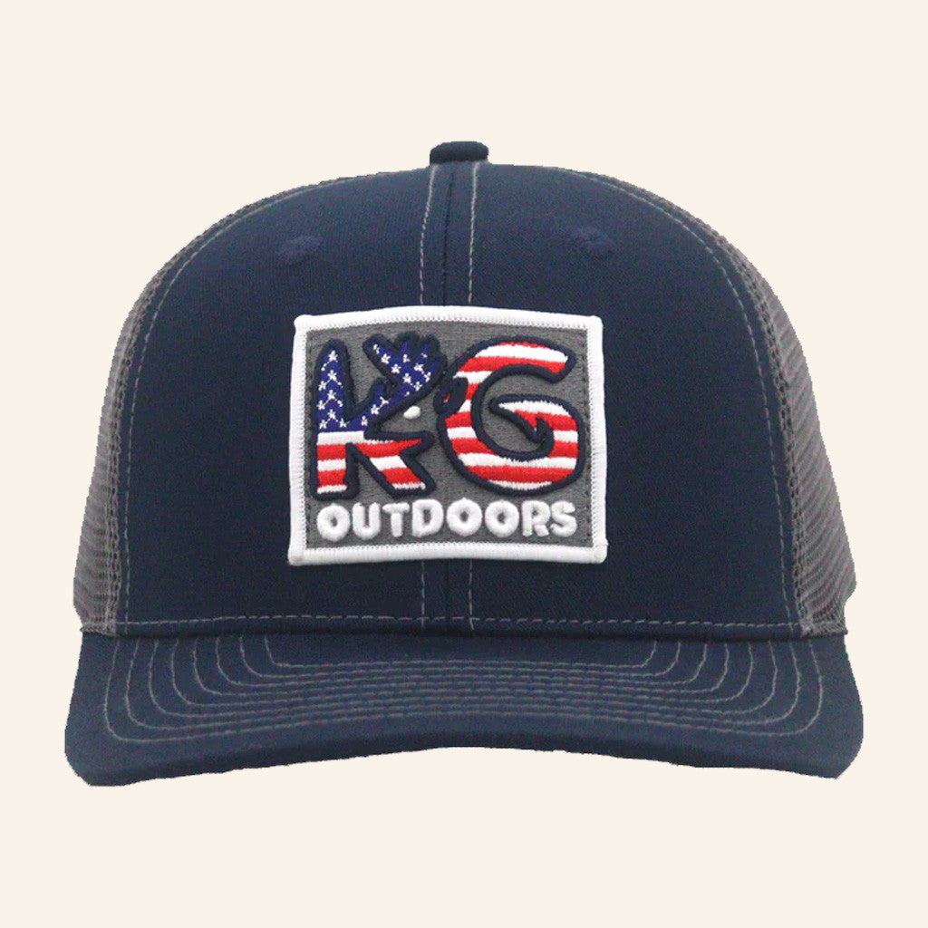 Kendall Gray Merch KG Outdoors USA Trucker Hat Unique Gifts For Hunters - Lilybirchmarket
