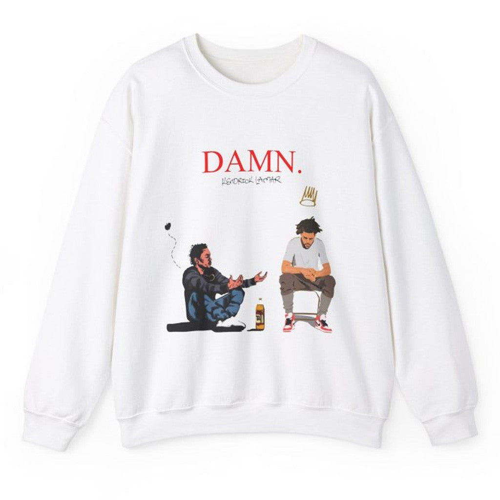 Kendrick Lamar Merch Kendrick Lamar DAMN Graphic Sweatshirt Present For Husband - Lilybirchmarket