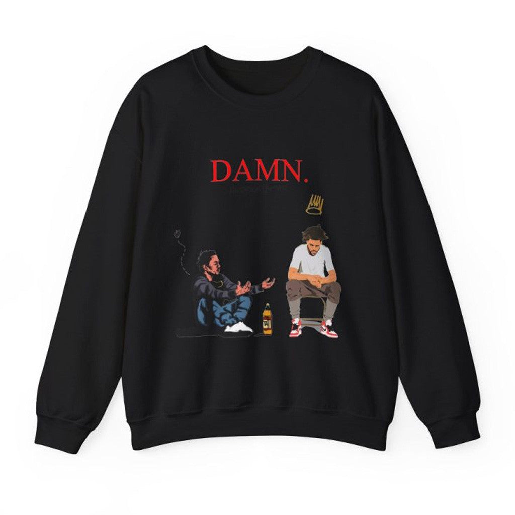 Kendrick Lamar Merch Kendrick Lamar DAMN Graphic Sweatshirt Present For Husband - Lilybirchmarket