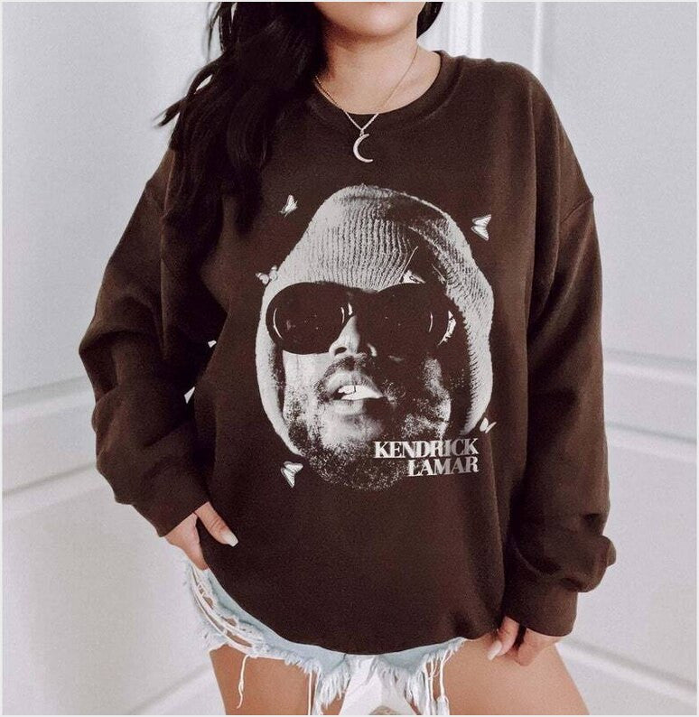 Kendrick Lamar Sweatshirt Retro Kendrick Lamar Tour Shirt Gifts For BFF Trendy Merch - Lilybirchmarket