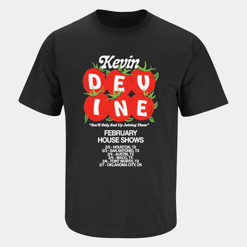 Kevin Devine 2026 House Shows T-Shirt Kevin Devine Merch Best Gifts For Music Lovers - Lily Birch Market