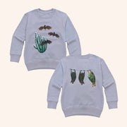 Kew Merch Book Of Blooms Bats Kids Sweatshirt Birthday Gift Ideas For Friend - Lilybirchmarket