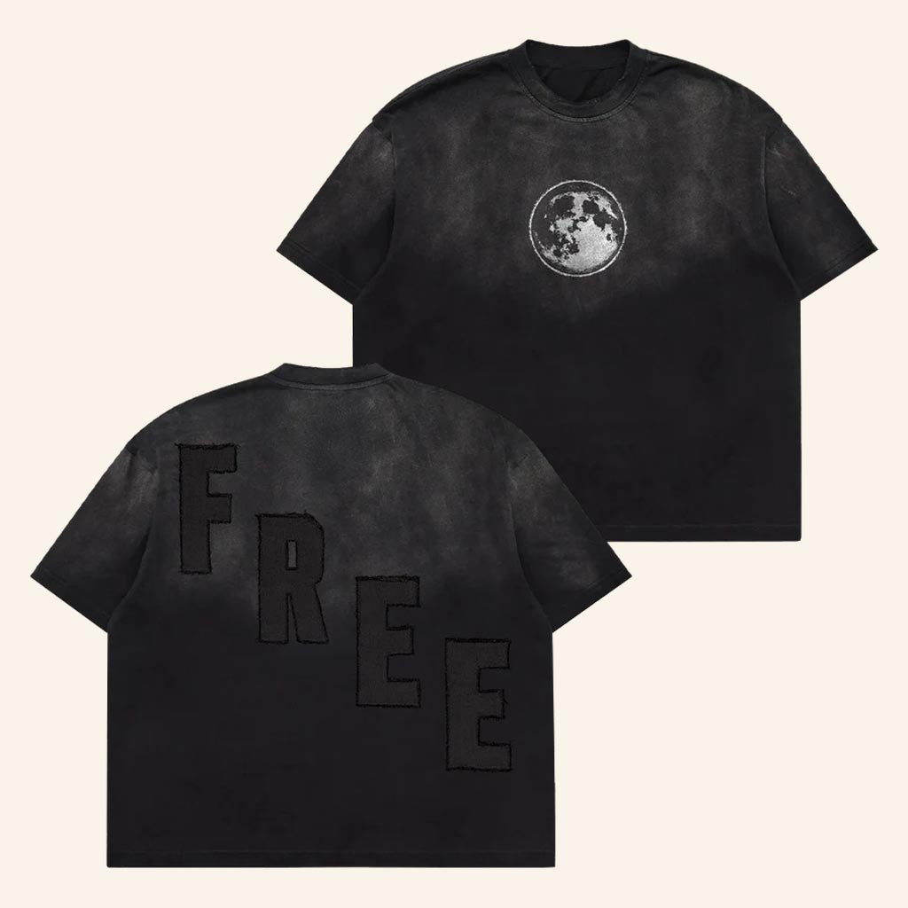 Kid Cudi Merch Free T-Shirt Moon Shirt Gifts For Rap Lovers - Lily Birch Market
