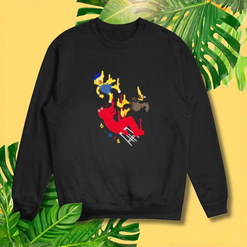 Kidrobot Don't Hug Me I'm Scared Sweatshirt Present For Husband - Lilybirchmarket