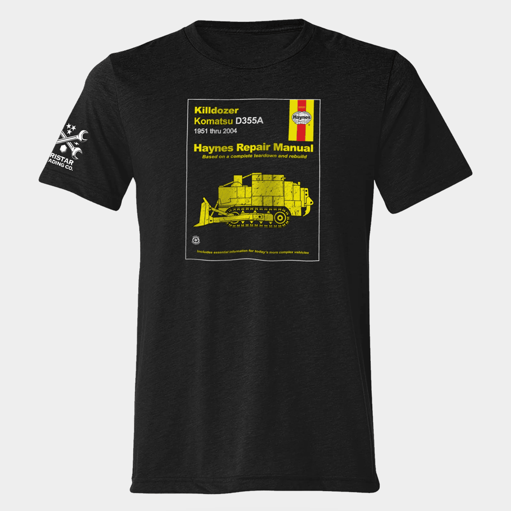 Killdozer Komatsu Haynes Repair Manual T-Shirt Birthday Gifts For Boyfriend - Lily Birch Market