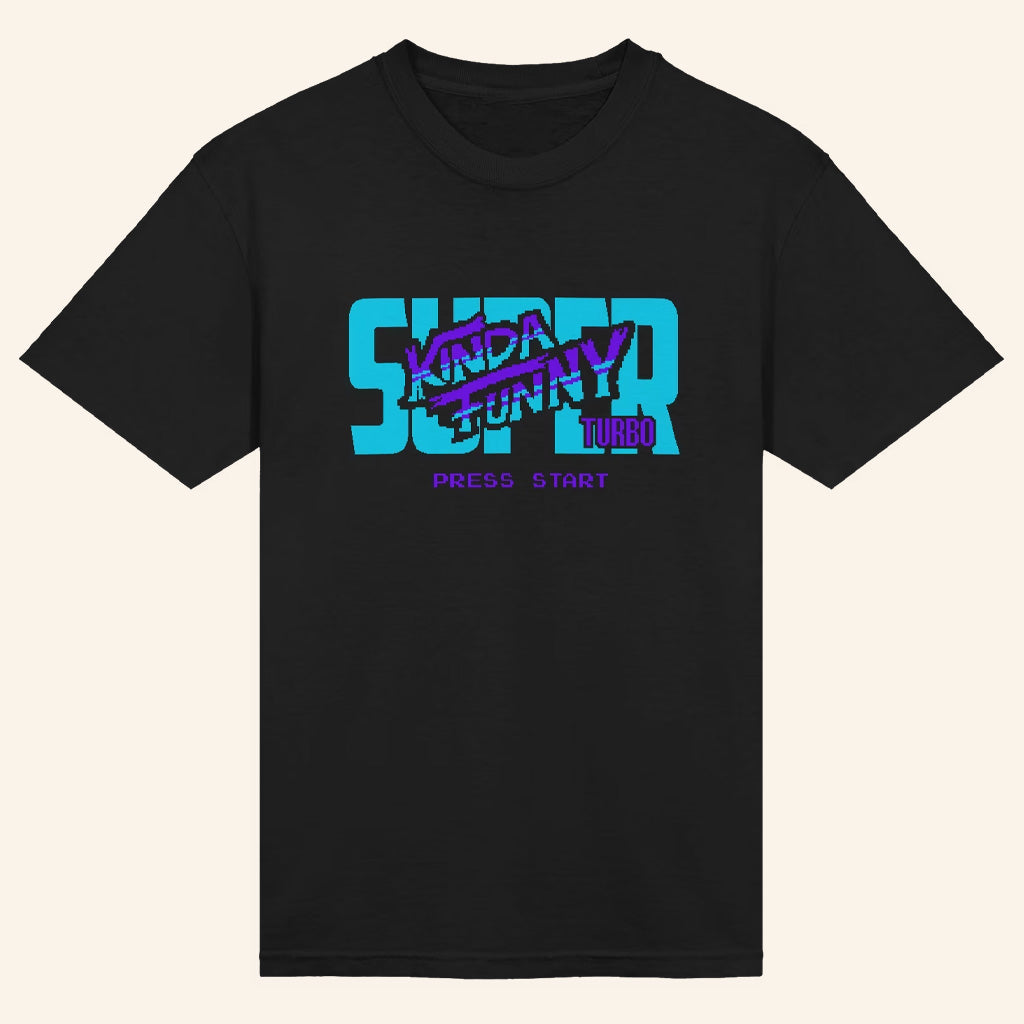 Kinda Funny Merch KF Fighter T-Shirt Super Turbo Press Start Shirt Gifts For Him - Lily Birch Market