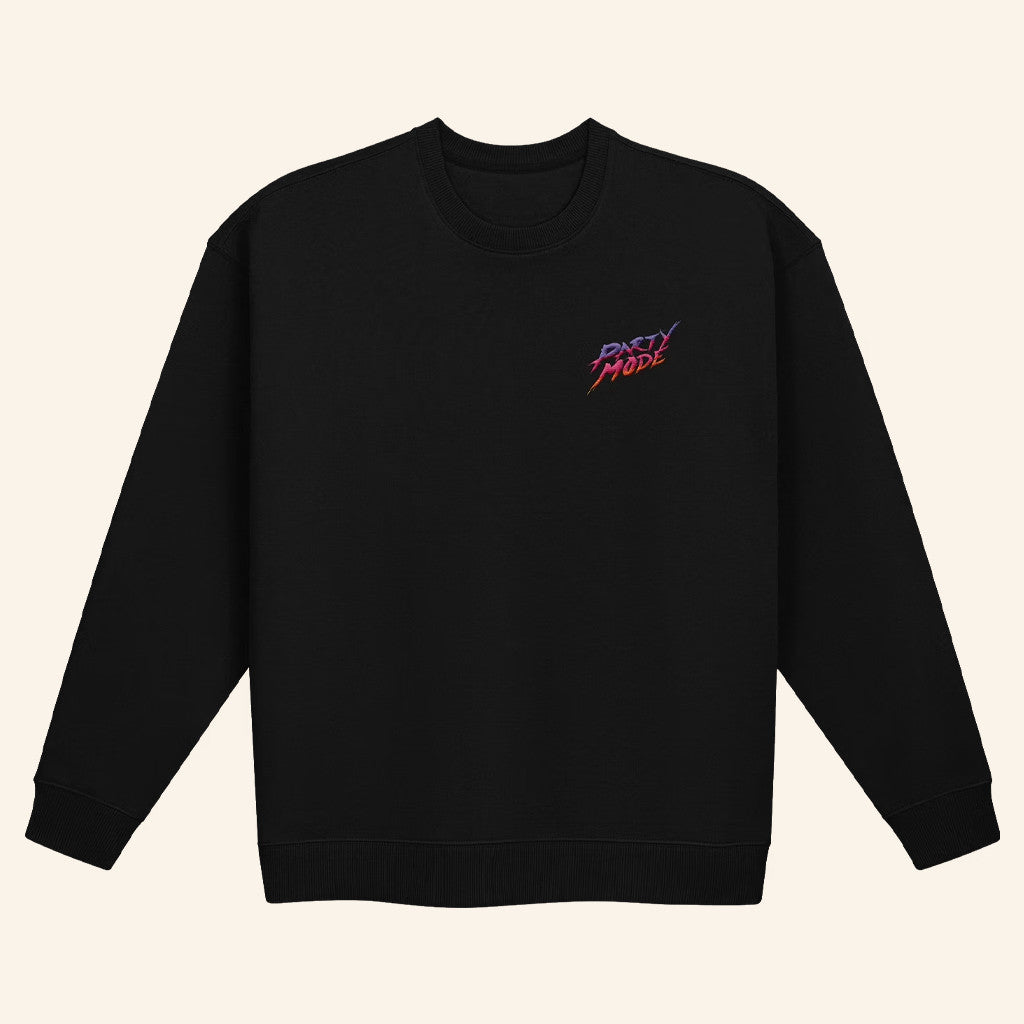Kinda Funny Merch Party Mode Sweatshirt Black Gifts Ideas For Brothers - Lilybirchmarket