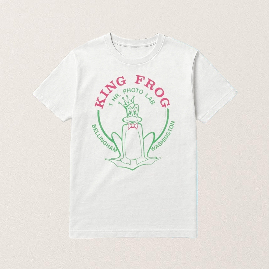 King Frog 1 Hour Photo Lab Bellingham T-Shirt Animal Pattern Trendy Shirt Gifts For Him - Lily Birch Market