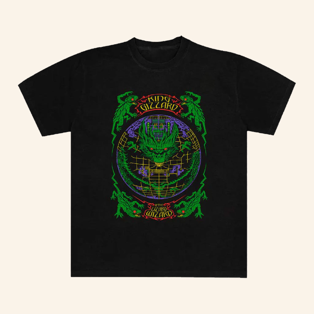 King Gizzard Merch King Gizzard And The Lizard Wizard Electric Lizard T-Shirt Gifts For Him - Lily Birch Market