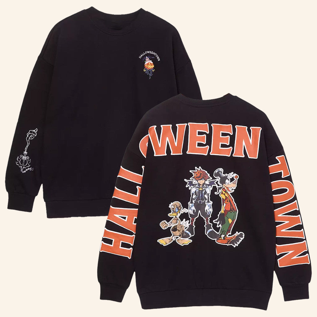 Kingdom Hearts Merch Halloweentown Sweatshirt Unique Gifts For Husband - Lilybirchmarket