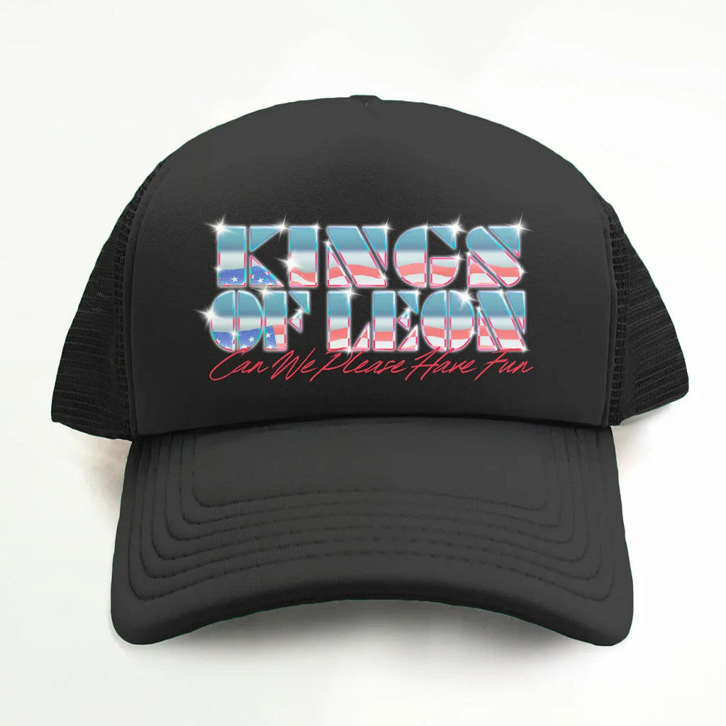 Kings Of Leon Merch CWPHF Kings Chrome Trucker Hat Gifts Ideas For Rock Lovers - Lilybirchmarket