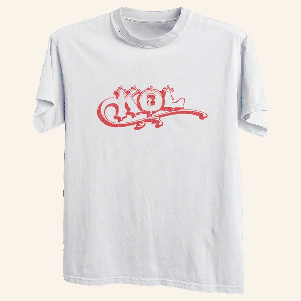 Kings Of Leon Merch KOL EP 2 Vintage White T-Shirt Cool Gifts For Music Lovers - Lily Birch Market