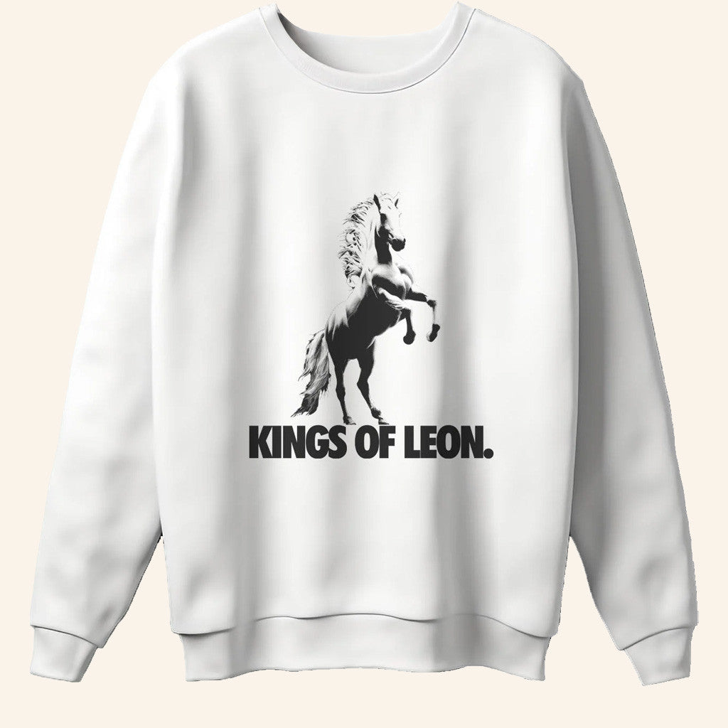 Kings Of Leon Merch Mustang Kitty Sweatshirt Best Gifts For Rock Music Lovers - Lilybirchmarket