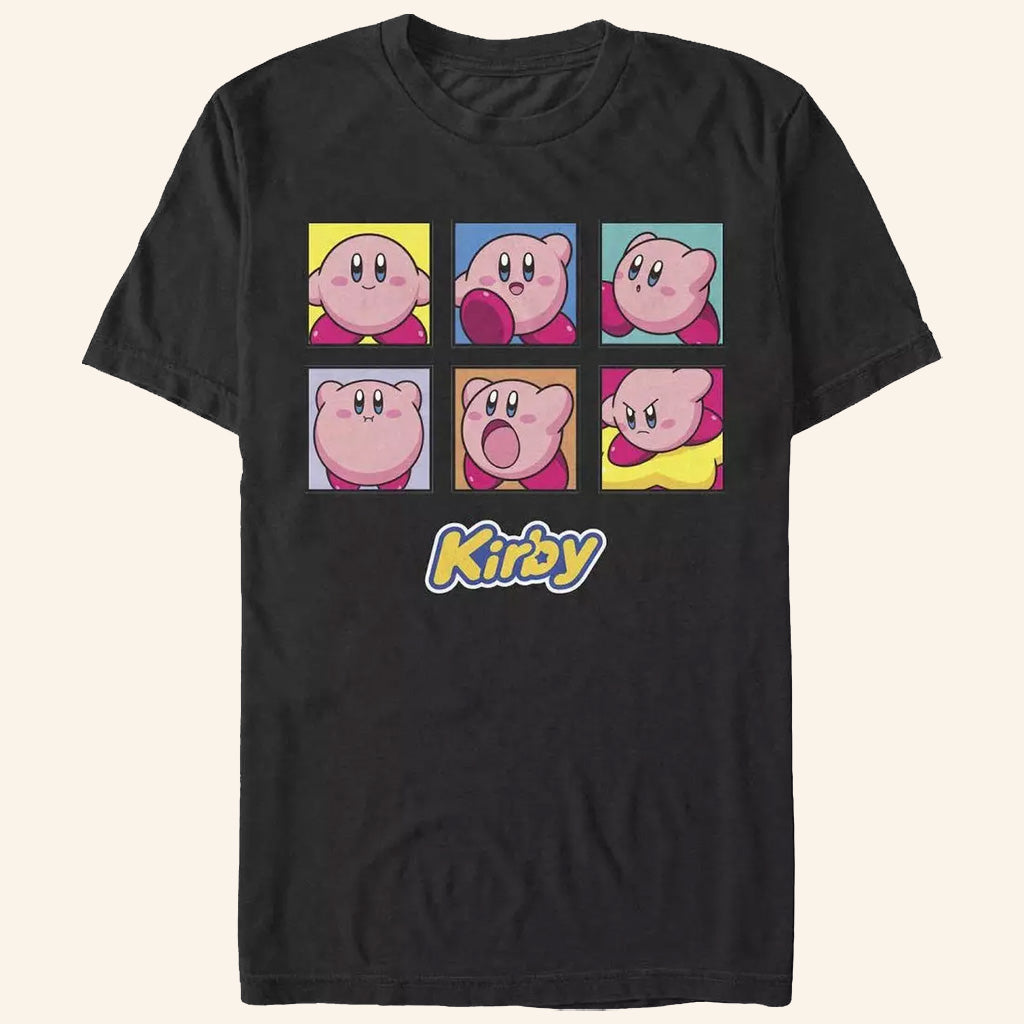 Kirby Merch Kirby Expressions T-Shirt Unique Gifts For Brothers - Lily Birch Market