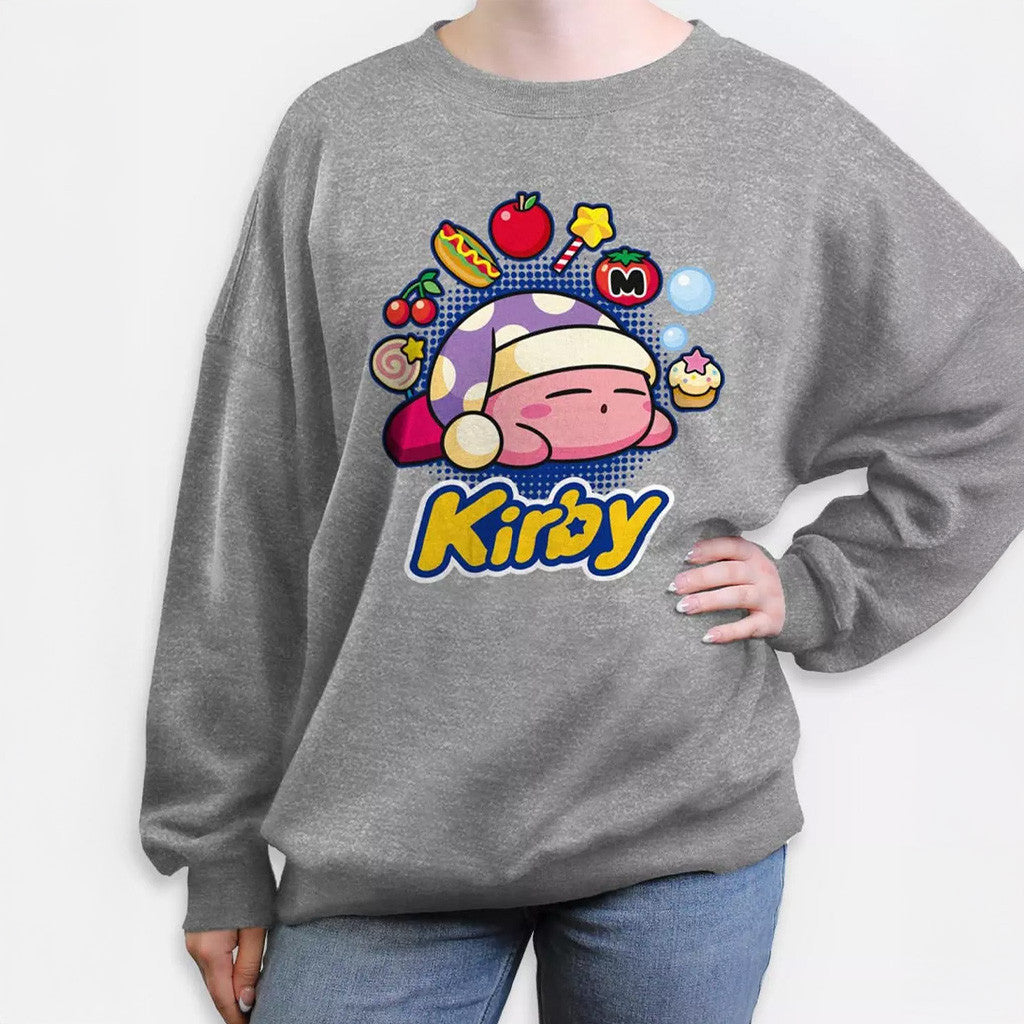 Kirby Merch Kirby Food Dreams Sweatshirt Best Gifts For Sisters - Lilybirchmarket