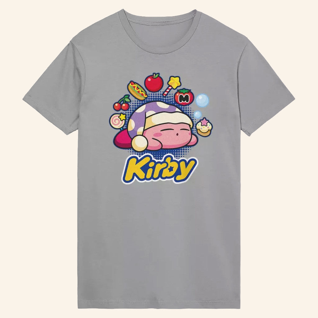 Kirby Merch Kirby Food Dreams T-Shirt Cool Gifts For Boyfriend - Lily Birch Market