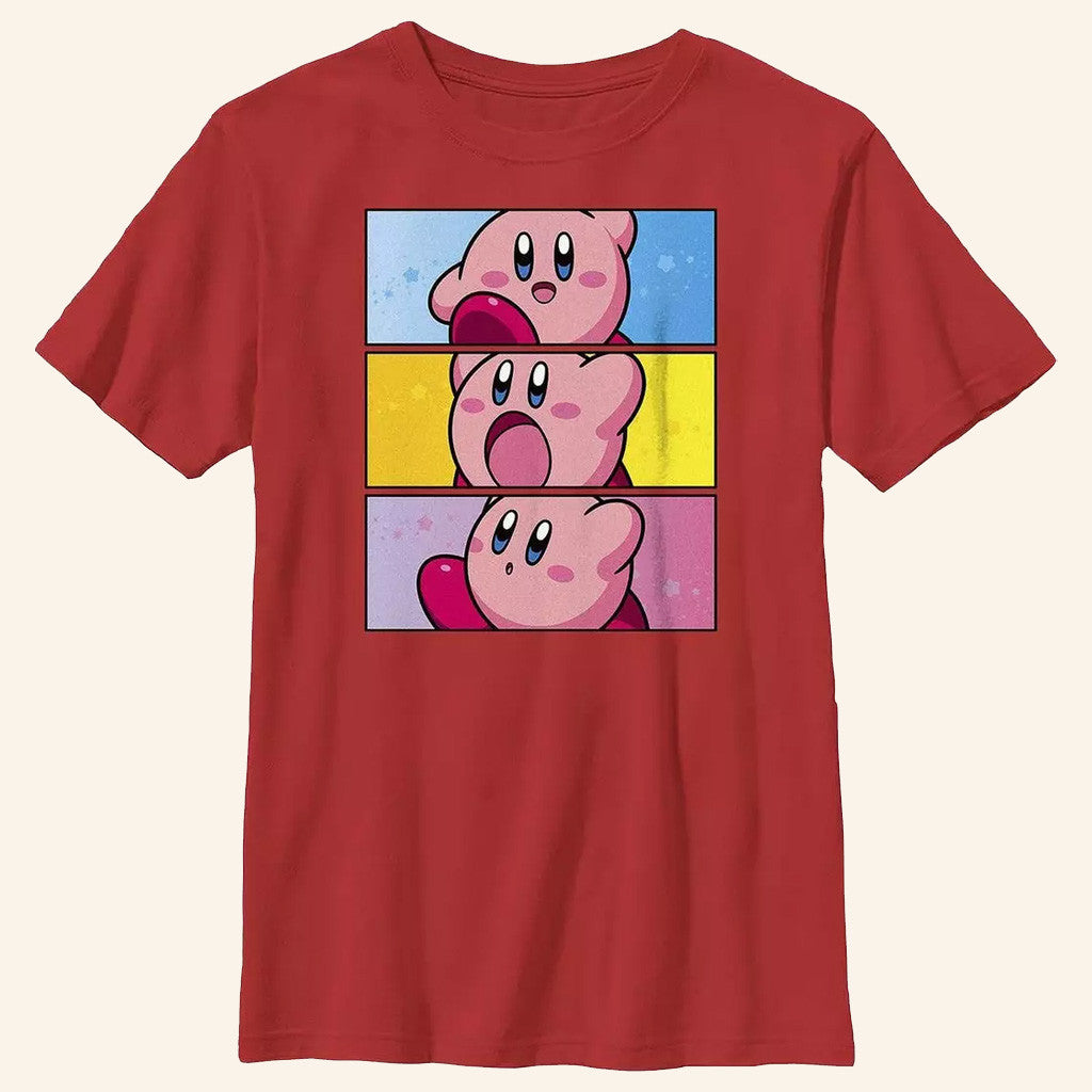 Kirby Merch Kirby Panel Stack T-Shirt Best Gifts Ideas For Husband - Lily Birch Market