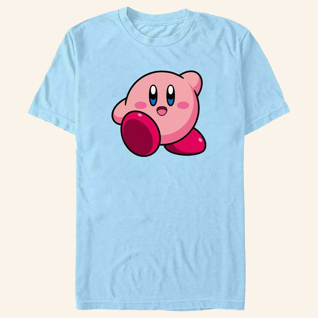 Kirby Merch Kirby Waving T-Shirt Birthday Gifts Ideas For Son - Lily Birch Market