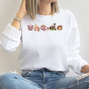 Kirby Merch Kirby x One Piece Sweatshirt Cute Gifts For Girlfriend - Lilybirchmarket